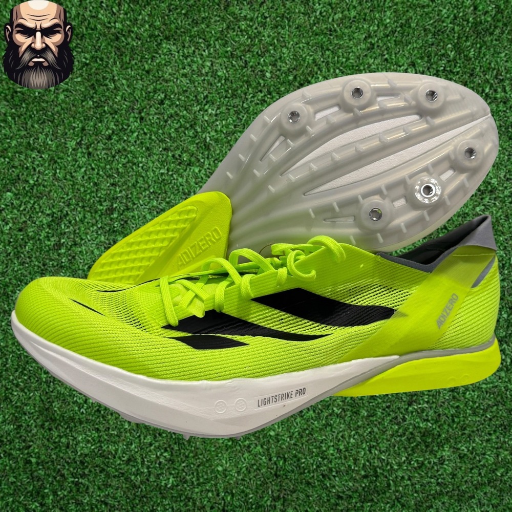 Adidas Adizero Avanti Track & Field Spikes Lucid Lemon‎ IG1989 Men's Size 13